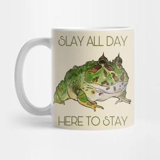 Slay All Day, Pacman Frog Mug